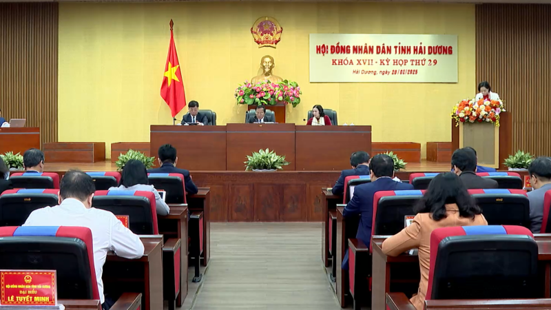 Kỳ họp thứ 29 (Kỳ họp chuyên đề) HĐND tỉnh khóa XVII    